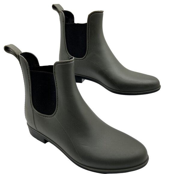 Sam Edelman Womens 8 Tinsley Moss Green Chelsea Ankle Rain Bootie - Picture 2 of 16